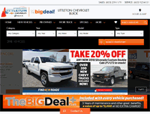 Tablet Screenshot of littletonchevrolet.com
